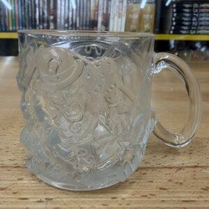 BATMAN FOREVER The Riddler 1995 McDonald’s DC Comic Art Glass Mug Made in France